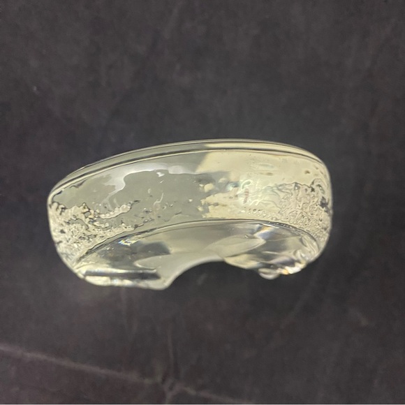 Lead Crystal Bunny Rabbit Paperweight Zajecar Yugoslavia - Picture 6 of 8